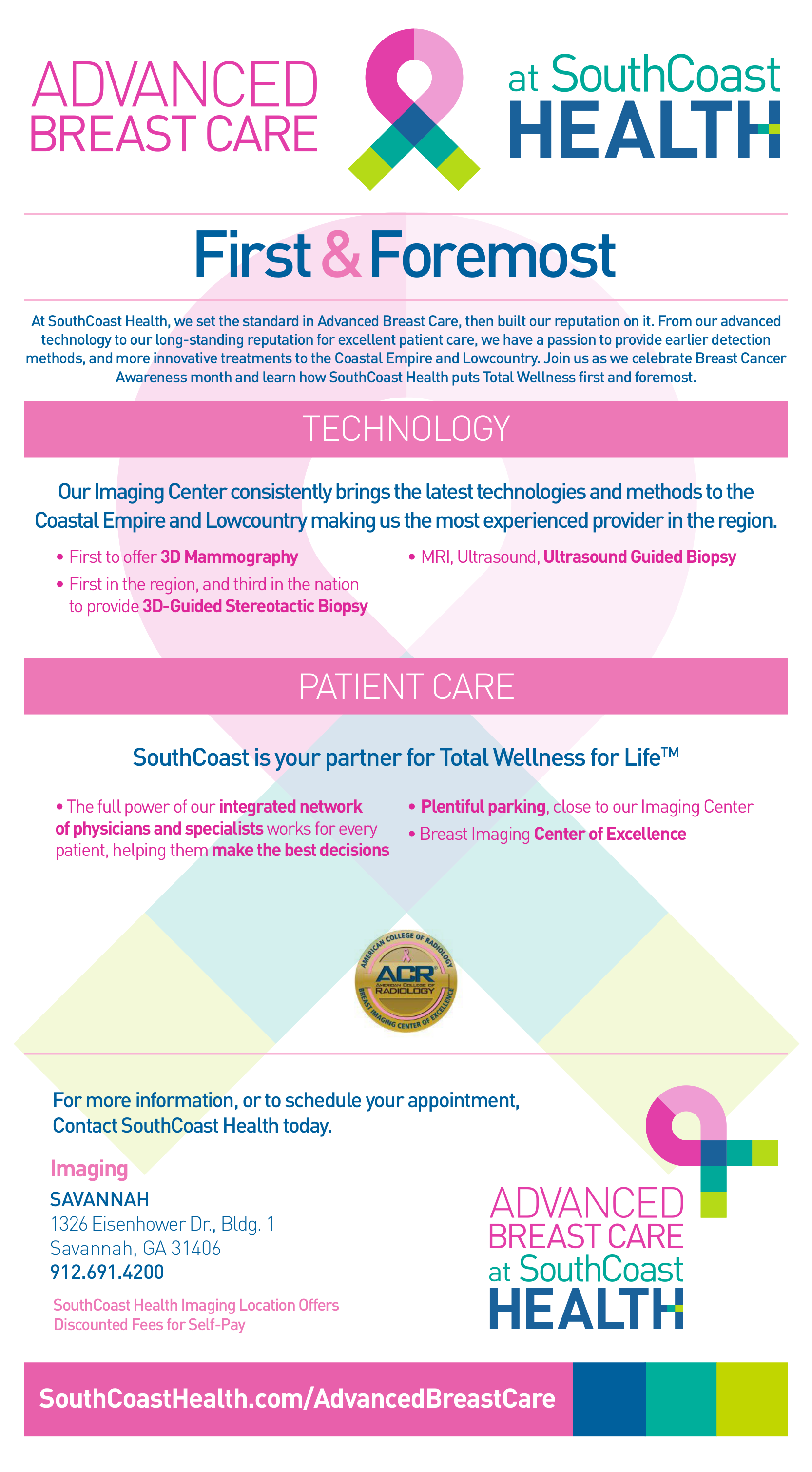 Advanced Breast Care infographic